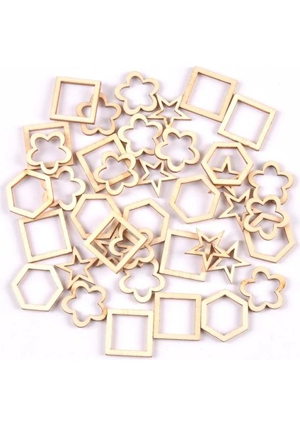 No.3 Tarzı 30 mm Karışık Delikli Şekil Ahşap Dilimler Scrapbooking Için Dıy Craft Ev Düğün Süsleri Bezemeler Ahşap Dekorasyon (Yurt Dışından)