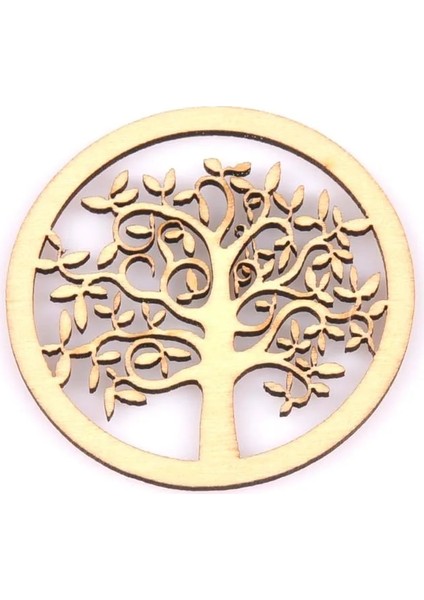 mm Yuvarlak Ağaç Desen Doğal Ahşap Scrapbooking Carft El Yapımı Aksesuarlar Ev Dekorasyonu (Yurt Dışından) fırsatları