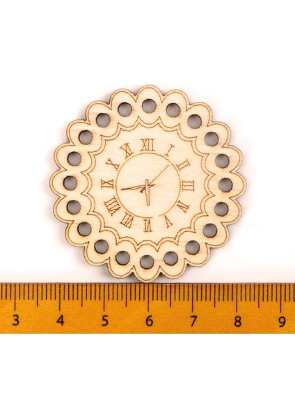No.18 Tarzı 5 Adet Çin Tarzı Retro Saat Ahşap Desen Yuvarlak Kare Scrapbooking Craft El Yapımı Aksesuar Dikiş Ev Dekorasyonu 5- Z225 (Yurt Dışından)
