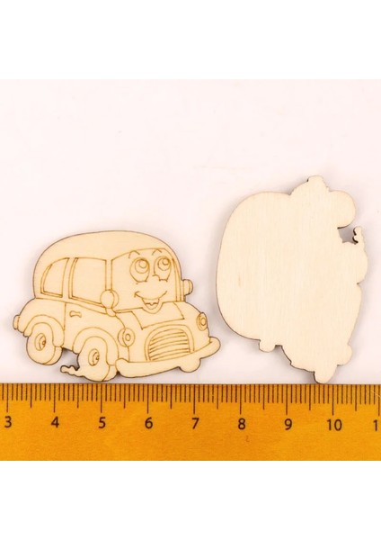 No.11 Stili Ev Dekorasyon Aksesuarları Boyama Scrapbooking Craft Ahşap Dıy Ulaşım Araçları Şekil El Yapımı mm MZ271 (Yurt Dışından)