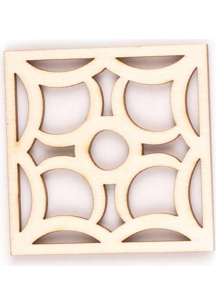 No.9 Tarzı 5 Adet Yuvarlak Kare Dantel Desen Bitmemiş Ahşap Dilimleri Dıy El Sanatları Ahşap Süsler Için Dıy Karalama Defteri Ev Dekor Aksesuarları (Yurt Dışından) fırsatları