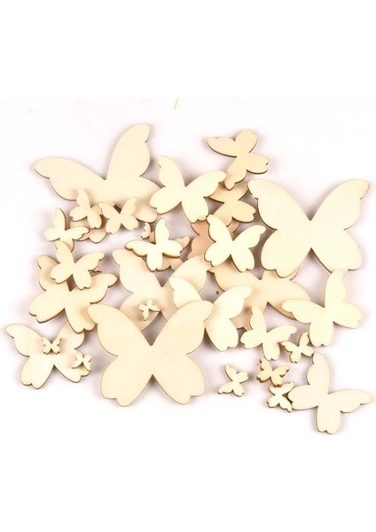 MT1963 Stili 30 mm Quareroundhexagon Pattern Mix Doğal Ahşap Scrapbooking Craft Malzemeleri Ahşap Diy Bezemeler El Sanatları Dekor (Yurt Dışından)