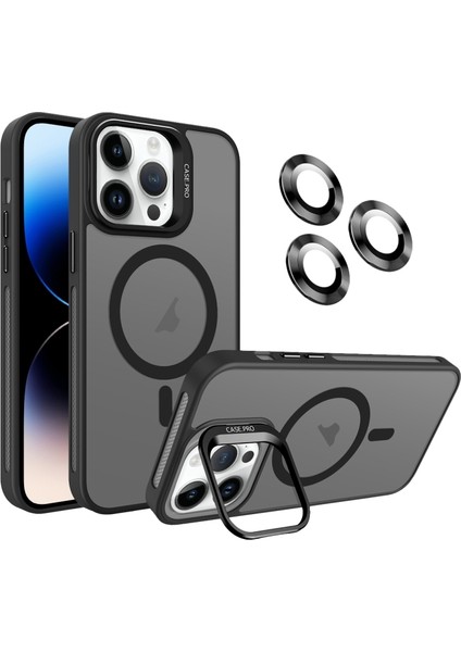 iPhone 14 Pro Kılıf Kamera Koruma Standı Magsafe Alp Kapak