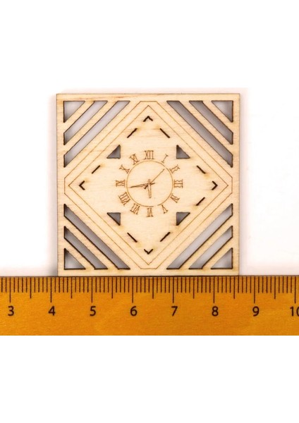 No.1 Tarzı 5 Adet Çin Tarzı Retro Saat Ahşap Desen Yuvarlak Kare Scrapbooking Craft El Yapımı Aksesuar Dikiş Ev Dekorasyonu 5- Z225 (Yurt Dışından)