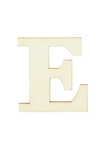 E-10PCS Tarzı Adet Ingilizce Alfabe Harfler Doğal Ahşap Numarası Dekorasyon Dıy Scrapbooking Ev Dekor Sanatlar El Sanatları Mektup Dijital (Yurt Dışından)