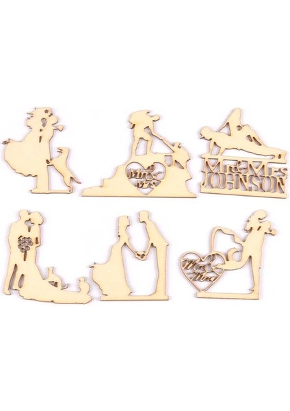 No.11 Stili mm Doğal Düğün Mr & Mrs Ahşap Süsler Dıy El Sanatları El Yapımı Scrapbooking Sanatları Ev Dekorasyonu Süsleme (Yurt Dışından) modelleri