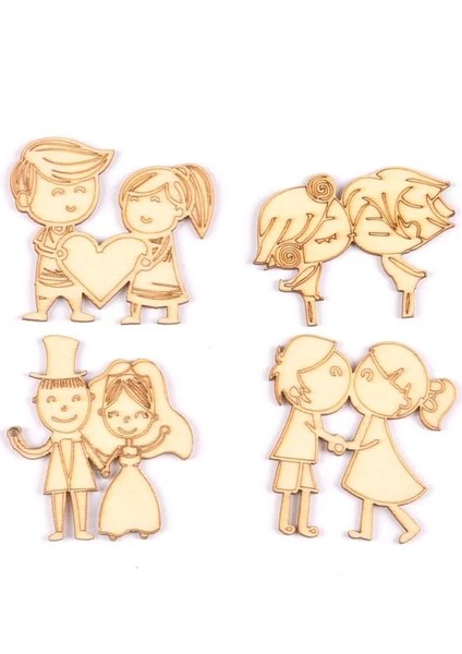 No.11 Stili mm Doğal Düğün Mr & Mrs Ahşap Süsler Dıy El Sanatları El Yapımı Scrapbooking Sanatları Ev Dekorasyonu Süsleme (Yurt Dışından) indirimleri