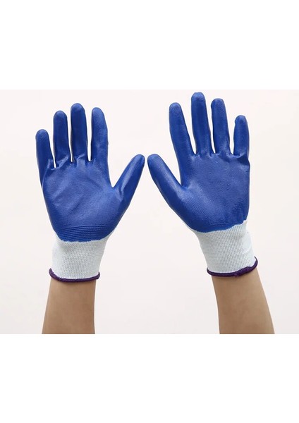 1 Çift Bahçe Eldiveni Güvenlik Eldiveni Naylon Nitril Kaplamalı Iş Eldiveni (Yurt Dışından) fiyatları