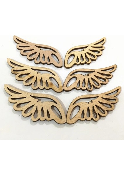 Altın Tarzı Tyles Dıy Melek Kanatları Ahşap Dekoratif Bezemeler El Sanatları Karalama Defteri El Yapımı Grafiti Düğmesi Aksesuarları (Yurt Dışından) indirimleri