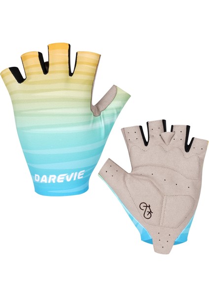 Yeşil-Mavi Tarzı L Boyutu Darevıe Bisiklet Eldiveni Yaz Darbeye Dayanıklı Nefes Erkek Kadın Bisiklet Eldiveni Yarım Parmak Yüksek Li Mtb Yol Bisiklet Eldiveni (Yurt Dışından)