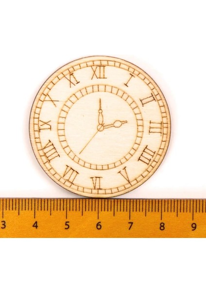 No.6 Tarzı 12-13CM Çin Tarzı Retro Saat Ahşap Desen Yuvarlak Kare Scrapbooking Craft El Yapımı Aksesuar Dikiş Ev Dekorasyonu 5- Z225 (Yurt Dışından)