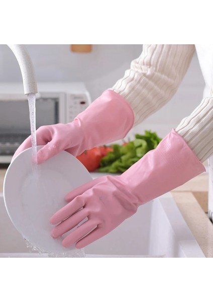 Mavi Stil L Boyutu 1 Çift Lastik Eldiven Bulaşık Yıkama Temizlik Eldiveni Ev Lastik Eldiven Iş Için Mutfak Aksesuarları Mutfak Temizlik Araçları (Yurt Dışından) fiyatları