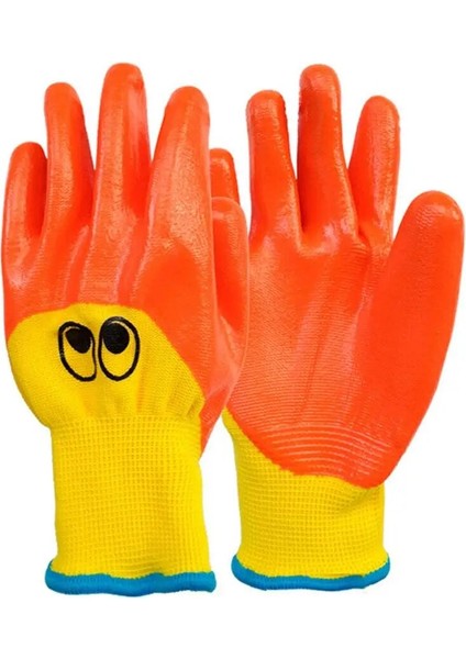 Turuncu Tarzı Çocuk Çocuk Koruyucu Eldiven Bahçe Anti Bite Cut Deniz Kabukları Koruyucu Toplayın (Yurt Dışından)