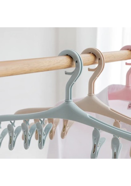 Mor Tarzı No.1 Boyutu 8 Klipler Elbise Askısı Plastik Çorap Iç Çamaşırı Kurutma Klipleri Su Geçirmez Taşınabilir Çok Fonksiyonlu Mandal Banyo Aksesuarları (Yurt Dışından)