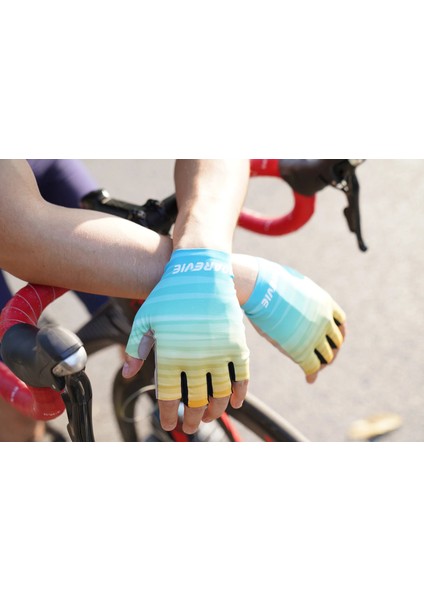Yeşil-Mavi Tarzı M Boyutu Darevıe Bisiklet Eldiveni Yaz Darbeye Dayanıklı Nefes Erkek Kadın Bisiklet Eldiveni Yarım Parmak Yüksek Li Mtb Yol Bisiklet Eldiveni (Yurt Dışından) indirimleri