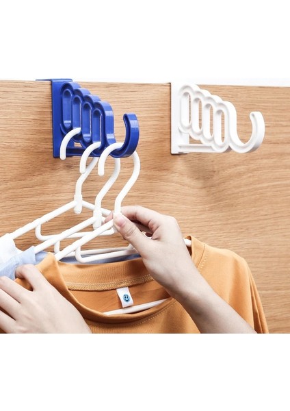 Pembe Tarzı Çok Fonksiyonlu Ev Aksesuarları Katlanabilir Elbise Askısı Kurutma Rafı 5 Delik Takım Banyo Kapısı Plastik Organizatör Depolama Rafı (Yurt Dışından) modelleri