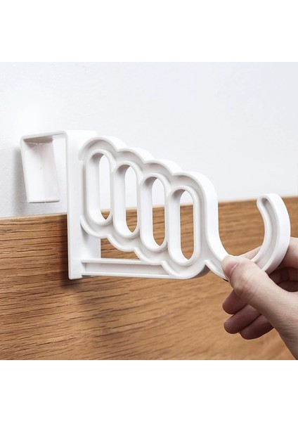 Pembe Tarzı Çok Fonksiyonlu Ev Aksesuarları Katlanabilir Elbise Askısı Kurutma Rafı 5 Delik Takım Banyo Kapısı Plastik Organizatör Depolama Rafı (Yurt Dışından) fırsatları