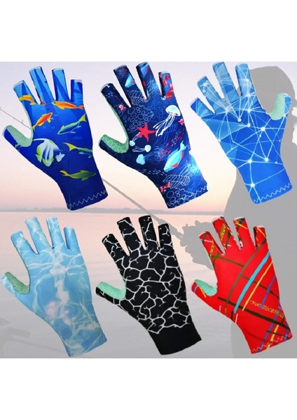 Mavi Stil Xl Boyutu Kurtarıcı Isı Uv Koruma Balıkçılık Eldiven UPF50 + Güneş Parmaksız Eldiven Yelken Bisiklet Tekne Gezisi Sörf Yürüyüş (Yurt Dışından) fırsatları