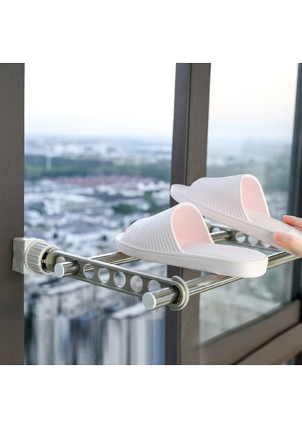 Yeşil Tarzı Seyahat Taşınabilir Pencere Çerçevesi Elbise Askısı Yaratıcı Taşınabilir Otel Kapalı Pencere Kurutma Rafı Ev Asılı Raf Giysi Için (Yurt Dışından) fırsatları