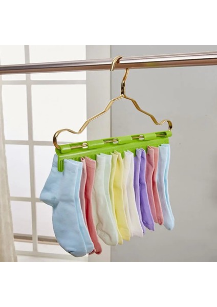 Bej Tarzı Plastik Askı Kurutma Rafı Havlu Askısı Çok Amaçlı Kaymaz Elbise Çorap Iç Giyim Sutyen Klip Peg Ev Rüzgar Geçirmez (Yurt Dışından) modelleri