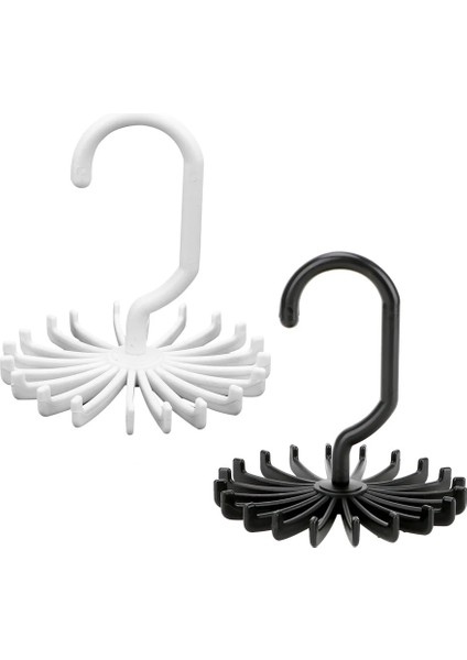 Beyaz Stil 20 Kanca Elbise Tutucu Eşarp Askısı Kravat Kemer Askısı Dolap Organizatör Raf Çamaşır Askısı Kurutma Rafı Organizasyon (Yurt Dışından) fırsatları