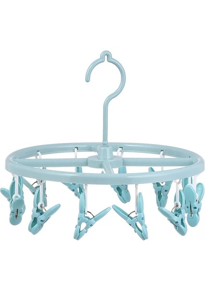 Kayısı Tarzı No.12 Boyutu 12 Klipler Kurutma Rafı Çok Fonksiyonlu Iç Çamaşırı Çorap Havlu Giysi Rafı Askı Döner Mandal Kurutma Askıları Ev (Yurt Dışından) modelleri