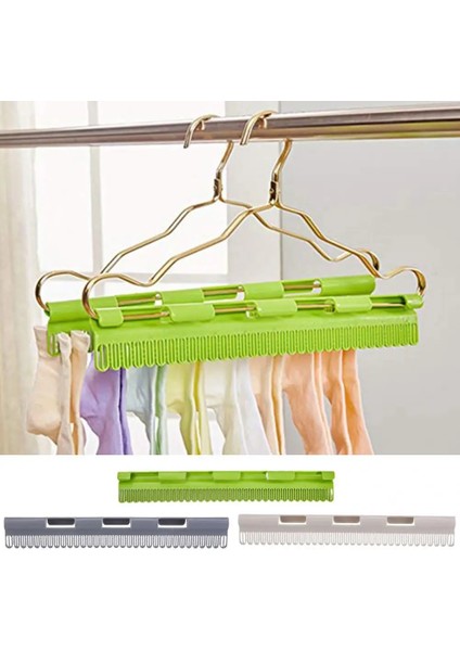 Yeşil Stil Çok Amaçlı Kaymaz Elbise Askısı Çorap Iç Çamaşırı Sutyen Havlu Askısı Klip Peg Ev Plastik Rüzgar Geçirmez Kurutma Rafı (Yurt Dışından) modelleri