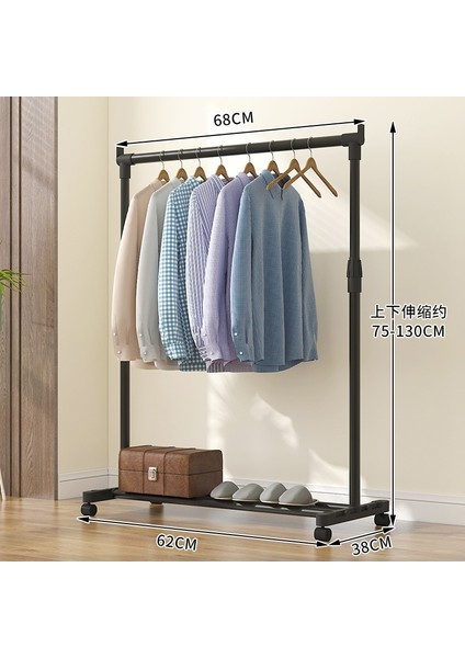 -60CM Tarzı Elbise Askısı Kat Elbise Askısı Katlanır Iç Tek Çubuk Yatak Odası ve Ev Kurutma Rafı (Yurt Dışından) indirimleri