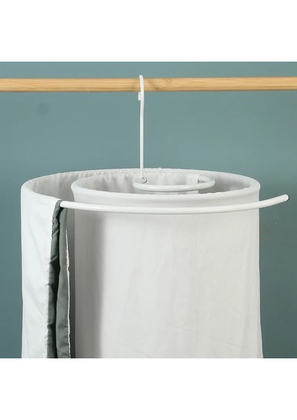 Fildişi Tarzı Paslanmaz Çelik Yuvarlak Spiral Yorgan Çarşaf Askısı Kurutma Rafı Döner Kurutma Rafı Balkon Aksesuarları (Yurt Dışından) fiyatları