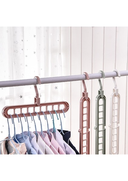 Beyaz Stil Çok Fonksiyonlu Pantolon Raf Askı Ev Elbise Askısı 9 Delikli Katlanır Dolap Alanı Yatak Odası Dolapları Giyim Organizatör (Yurt Dışından) modelleri