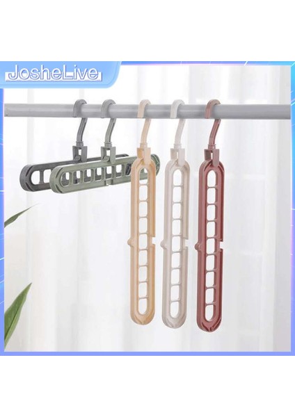 Beyaz Stil Çok Fonksiyonlu Pantolon Raf Askı Ev Elbise Askısı 9 Delikli Katlanır Dolap Alanı Yatak Odası Dolapları Giyim Organizatör (Yurt Dışından) indirimleri