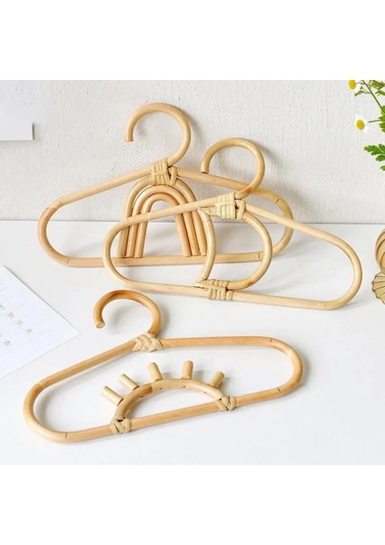 Bir Stil Rattan Askı Çocuk Giysileri Organizatör Raf Şapka Asılı Kanca Duvar Kancaları Çocuk Odası Dekor Askı Rattan Çocuk Askısı (Yurt Dışından)