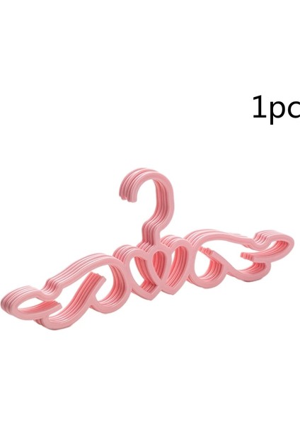 Pembe Tarzı Plastik Melek Kanat Aşk Kalp Bağlantı Kalpler Elbise Askısı Eşarp Kravat Iç Çanta Depolama Rafı Ev Yatak Odası Için P15F (Yurt Dışından)