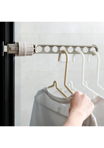 Yeşil Stil Açık Seyahat Taşınabilir Pencere Çerçevesi Elbise Askısı 8 Delik Taşınabilir Kapalı Pencere Kurutma Rafı Kapalı Asılı Raf Giysi Için (Yurt Dışından) fiyatları