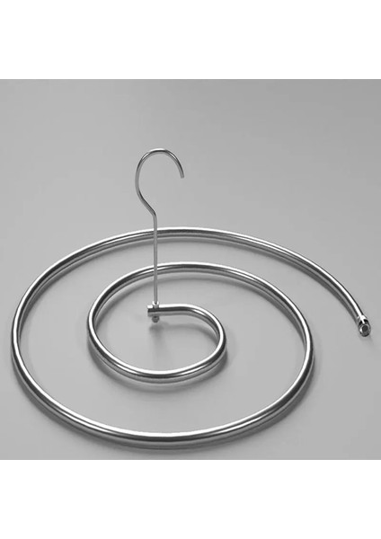 Yuvarlak Tarz Paslanmaz Çelik Battaniye Askısı Yuvarlak Spiral Yorgan Çarşaf Askısı Döner Kurutma Rafı Klipsli Yerden Tasarruf Edin Kapalı Açık Raf (Yurt Dışından)