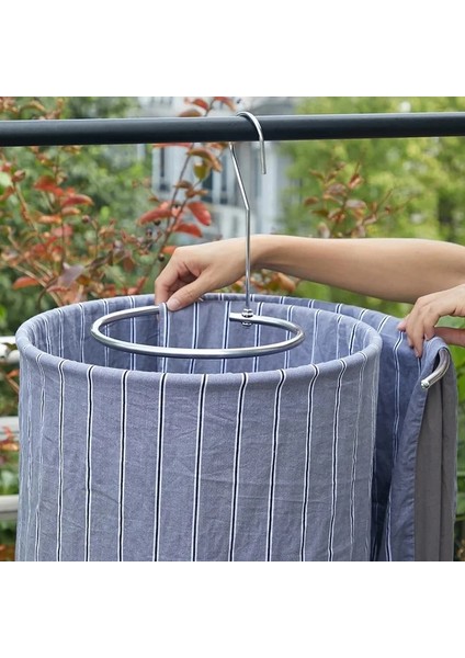 Yuvarlak Tarz Paslanmaz Çelik Battaniye Askısı Yuvarlak Spiral Yorgan Çarşaf Askısı Döner Kurutma Rafı Klipsli Yerden Tasarruf Edin Kapalı Açık Raf (Yurt Dışından) modelleri