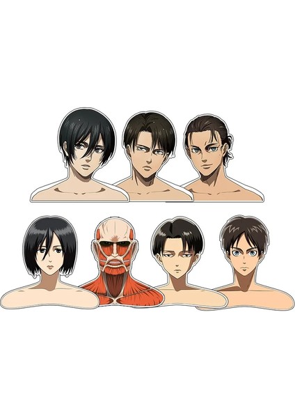 Titan Tarzı Titan Eren Jaeger Mikasa Levi Şekil Portmanto Anime Model Oyuncaklar Ev Giyim Mağazası Takım Elbise Askısı Model Oyuncaklar (Yurt Dışından)