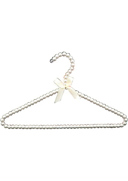 BEYAZ-24CM Tarzı 5 Adet Güzel Inci Elbise Askısı Bling Elmas Yay Elbise Rafı Kemer Atkı Askıları Kız Dolap Rafları Çocuk Askıları Organizatör (Yurt Dışından) modelleri