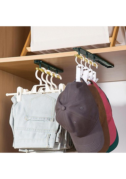 Beyaz Stil Geri Çekilebilir Kurutma Rafı Çeşitli Eşyalar Depolama Giysi Rafı Duvara Montaj Çok Fonksiyonlu Plastik Giysi Rafı Çamaşır Kurutma Askısı (Yurt Dışından) indirimleri