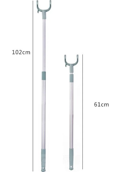 Mavi Stil Balkon Çatal Kutup Elbise Sopa Yer Tasarrufu Kıyafet Rafı Kurutma Kutup Çatal Elbise Askıları Kutup Geri Çekilebilir Kutup (Yurt Dışından)