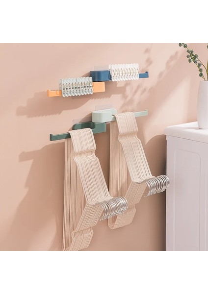 Beyaz Stil Katlanabilir Toplama Elbise Klipleri Askı Elbise Kurutma Rafı Çok Fonksiyonlu Plastik Elbise Askıları Ev Depolama Askıları Organizatör (Yurt Dışından) fiyatları