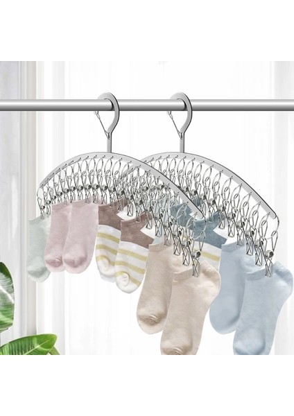 20 Klipler Paslanmaz Çelik Rüzgar Geçirmez Clothespin Çamaşır Askısı Clothesline Çorap Havlu Sutyen Kurutma Rafı Elbise Peg Airer Kurutucu (Yurt Dışından) fiyatları