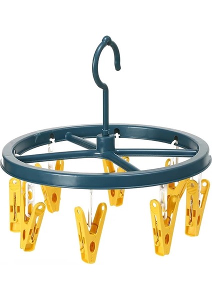 B Tarzı Plastik Kurutma Rafı Basit Rüzgar Geçirmez Çocuk Çoklu Klip Çorap Klip Asmak Bebek Bezi Tutucu Katlanır Depolama Elbise Askısı (Yurt Dışından) fiyatları