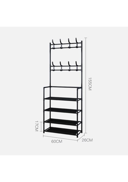 Beyaz Stil Zemin Ayakta Portmanto Elbise Askısı Ayakkabı Depolama Raf Dolap Giyim Kurutma Rafları Ayakkabı Tutucu Mobilya Askı Malzemeleri (Yurt Dışından) modelleri