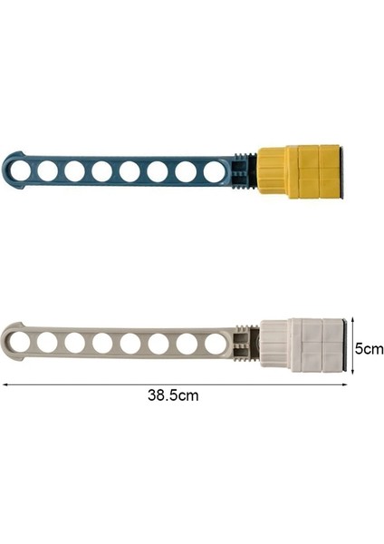 Mavi Stil 5 Adet 8 Delik Kurutma Elbise Askıları Balkon Penceresi Çerçevesi Geri Çekilebilir Çamaşır Ipi Çamaşır Kurutma Rafı Pantolon Elbise Askısı Rafı (Yurt Dışından) fırsatları