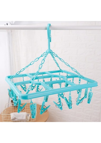 No.2 Tarzı Lothes Kurutma Rafı Klip Kalınlaşma Plastik Yuvarlak Kare Raflar Askılar Iç Giyim Sütyen Çorap Kurutma Rafı Giydirin (Yurt Dışından) fiyatları