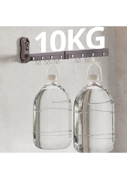 Gri Tarzı Katlanır Kumaş Kurutma Rafı Vantuzlu Duvara Monte Punch-Ücretsiz Taşınabilir Alüminyum Elbise Kurutma Çubuğu Seyahat Balkon (Yurt Dışından) indirimleri