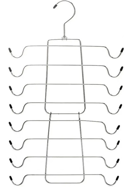 Siyah Stil Çok Katlı Pratik 360 Derece Dönebilen Kanca Iç Giyim Rafı Güçlü Yük Taşıyan Yurt Temini (Yurt Dışından)
