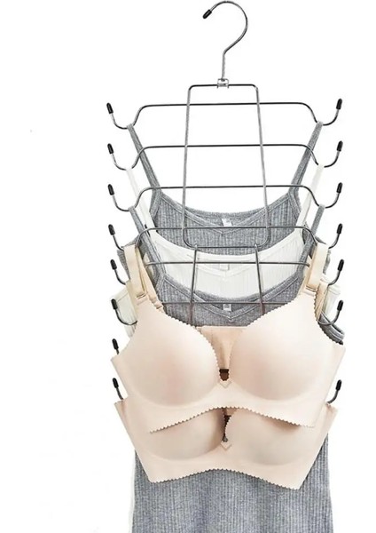 Siyah Stil Çok Katlı Pratik 360 Derece Dönebilen Kanca Iç Giyim Rafı Güçlü Yük Taşıyan Yurt Temini (Yurt Dışından) modelleri