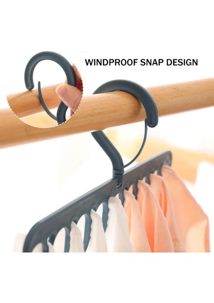 Mavi Stil Plastik Çamaşır Kurutma Organizatör Ince Kaymaz Tasarım Sihirli Kurutma Havlu Askıları Bebek Giysileri Sütyen Geniş Uygulama (Yurt Dışından) fırsatları